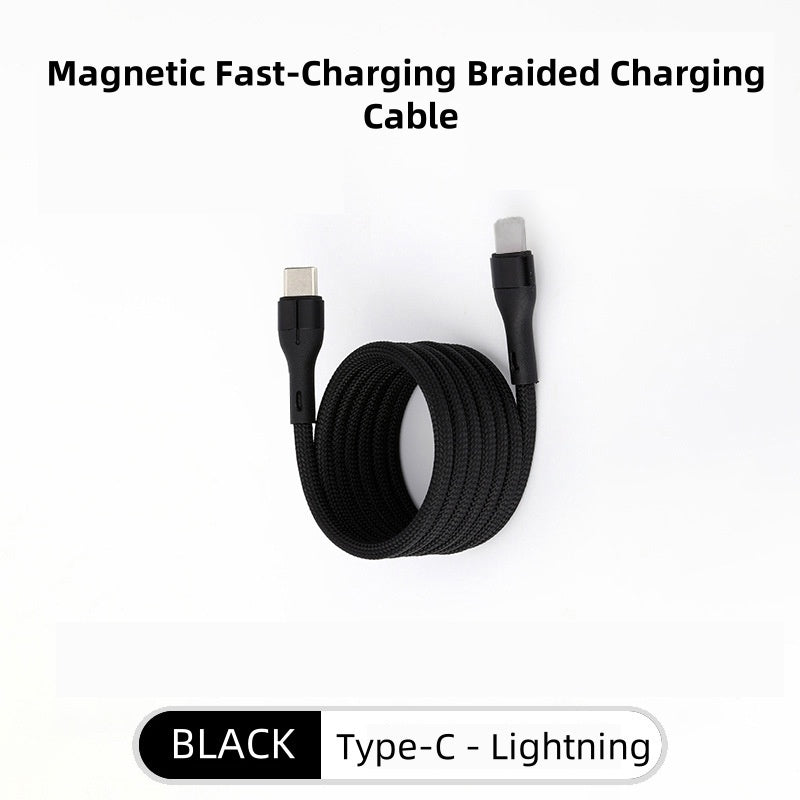 Magnetische Fast-Charging gevlochten oplaadkabel voor meerdere compatibiliteiten