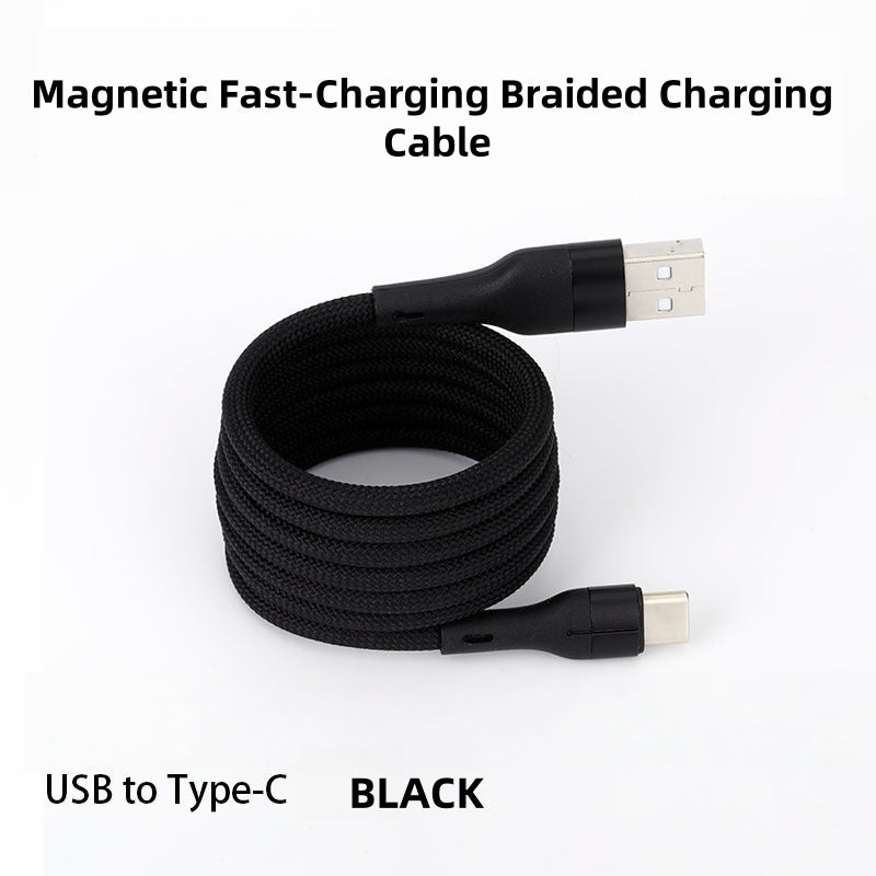 Magnetische Fast-Charging gevlochten oplaadkabel voor meerdere compatibiliteiten