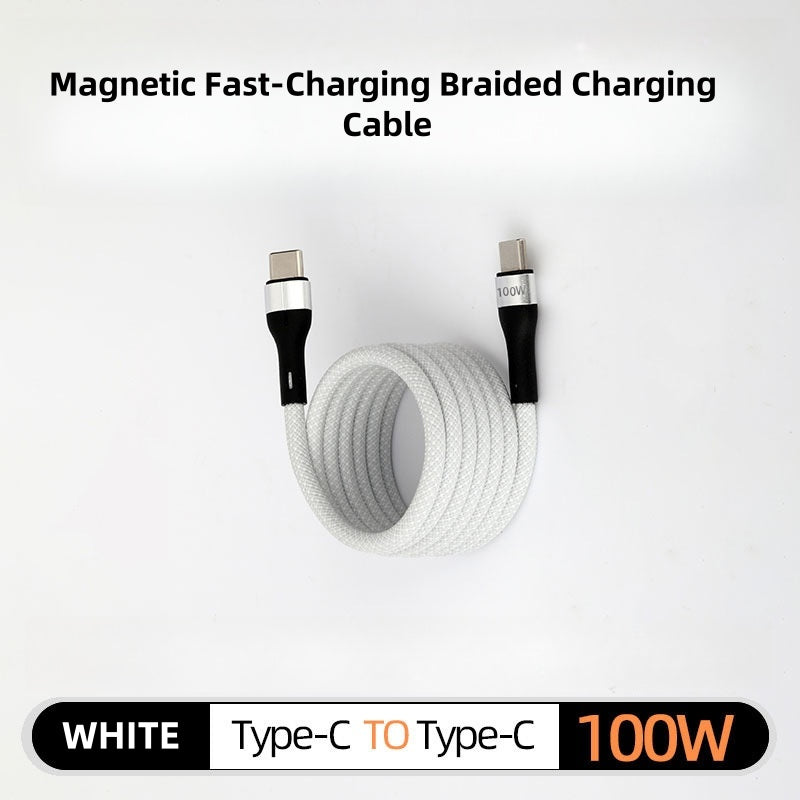 Magnetische Fast-Charging gevlochten oplaadkabel voor meerdere compatibiliteiten