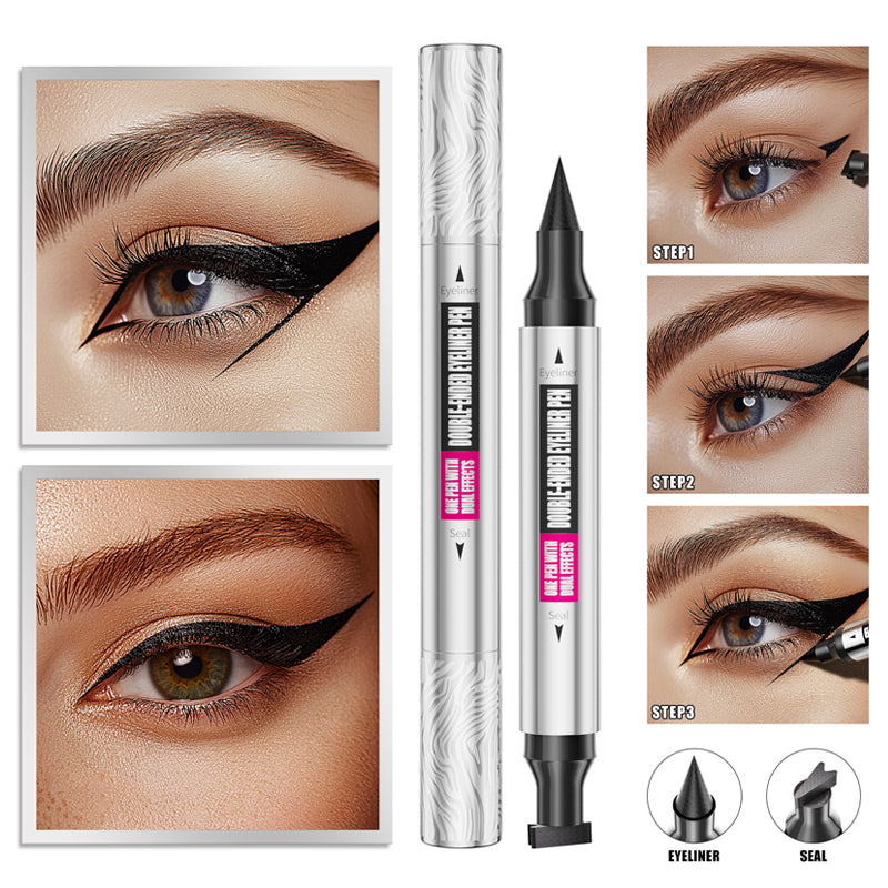 🪽✨Perfecte winged eyeliner met stempel – voor symmetrische cateyes in een oogwenk!👁️