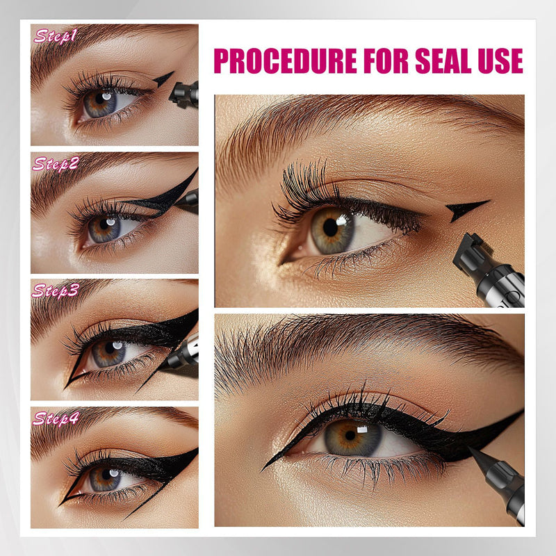 🪽✨Perfecte winged eyeliner met stempel – voor symmetrische cateyes in een oogwenk!👁️