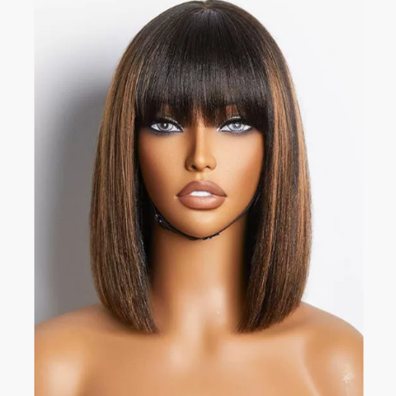 š„New aankomst 50 %korting opš„Natuurlijke en stijlvolle bob -pruik voor vrouwen