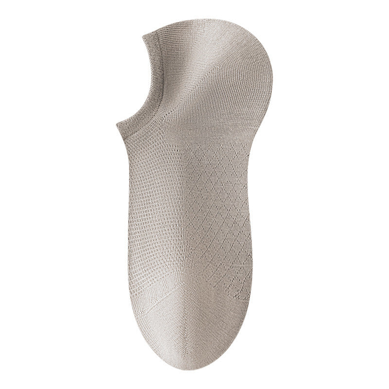 Heren sokken in effen kleur, ademend mesh