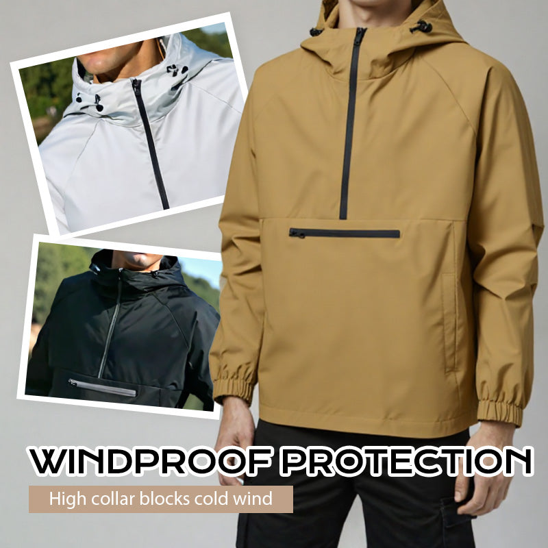 Wind- en waterdichte outdoorjas voor heren