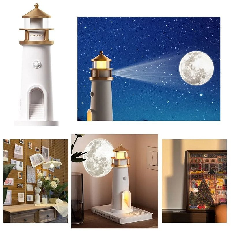 Creatief LED Nachtlampje Vuurtoren