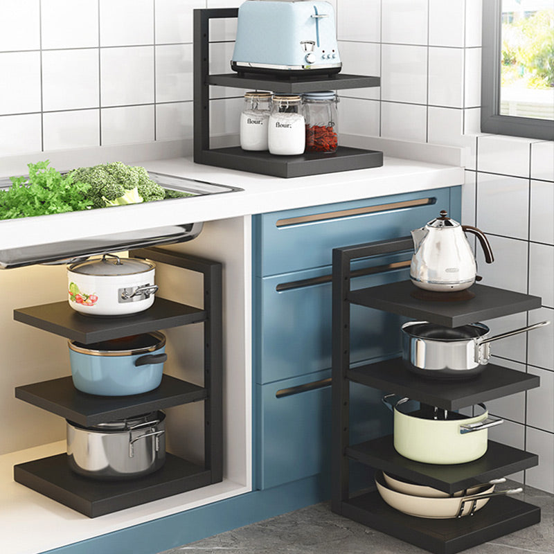 Adjustable Multi-Layer Pot Storage Rack