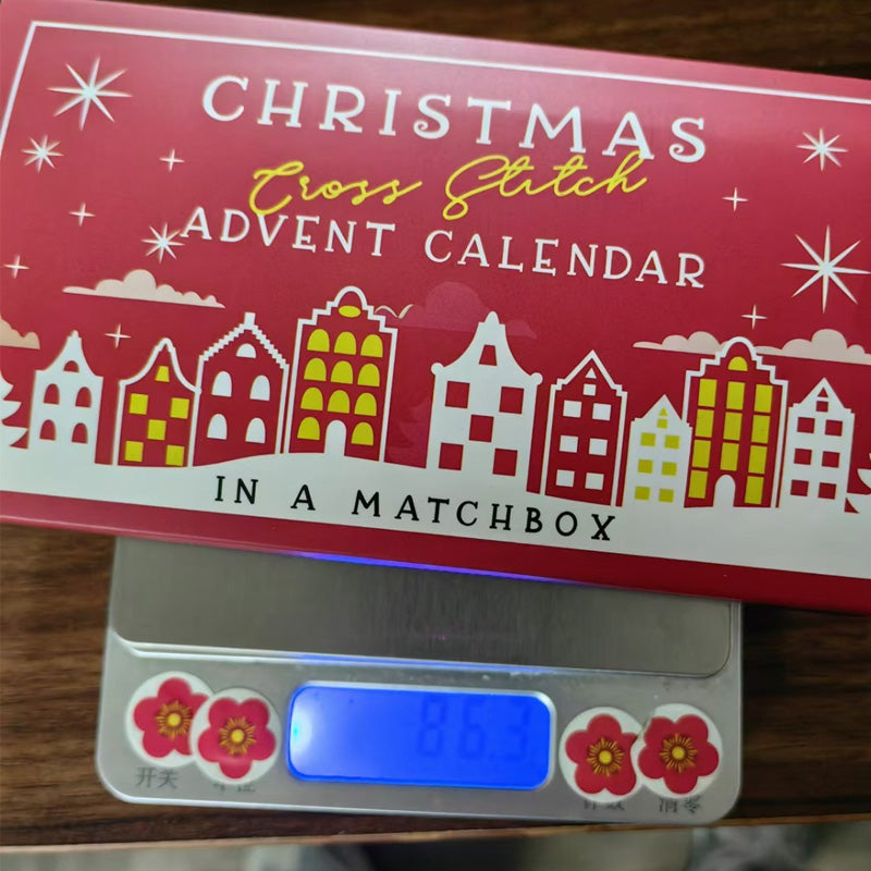 Kerstmis kruissteek adventskalenderpakket