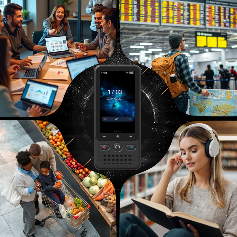 📢📢 50% korting!! ⏰📲 2-in-1 draagbaar vertaalapparaat – Realtime vertaling, 🌍 138 offline talen, 🔋 Extreem lange batterijduur | Perfect voor wereldreizigers ✈️