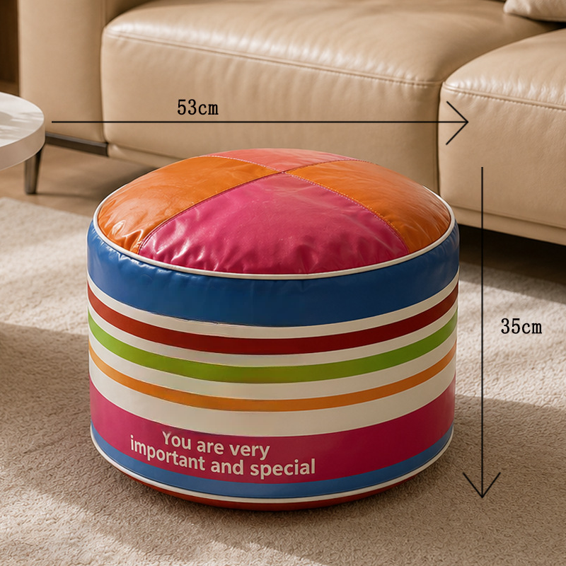 🏠🔥【50% Korting】2-in-1 Opbergpoef | Zelf te Vullen | Bohemian Design✨