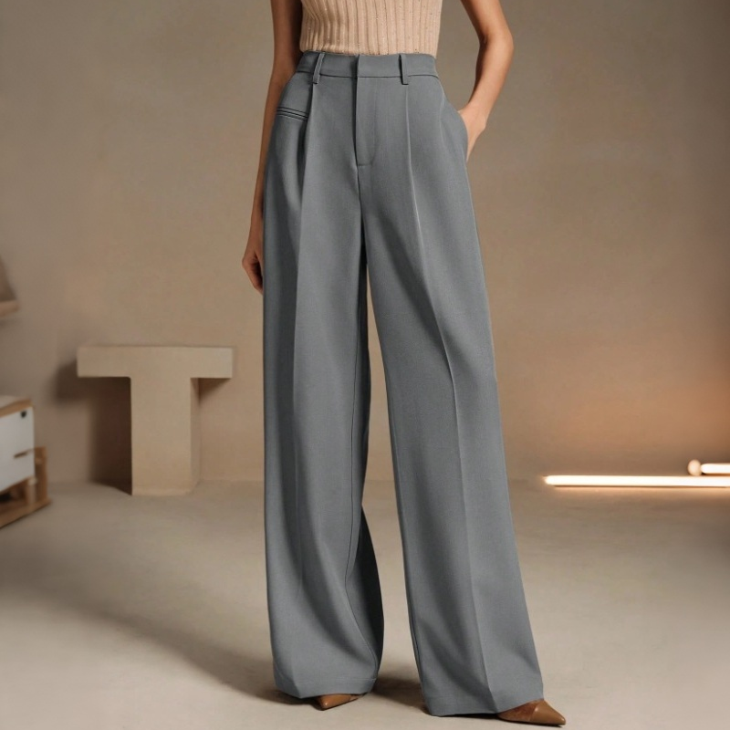 🔥 50% KORTING 👖 Dames Hoge Taille Wide Leg Pantalon – Elegante Pasvorm, Langere Beenlook & Ultiem Comfort ✨