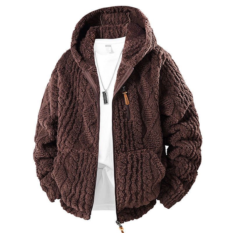 🔥 50% KORTING&Gratis verzending✈️ 🧥 Heren Fleece Jack met Capuchon & Rits – Warm, Zacht en Comfortabel voor Elke Dag ❄️