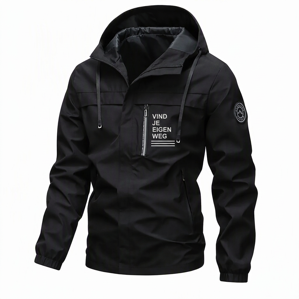 🔥Gratis verzending✈️🌬️ Heren Outdoor Windjack met Afneembare Capuchon – Functionele Jas met Windbescherming, Comfortabele Pasvorm & Moderne Buitenstijl ✨