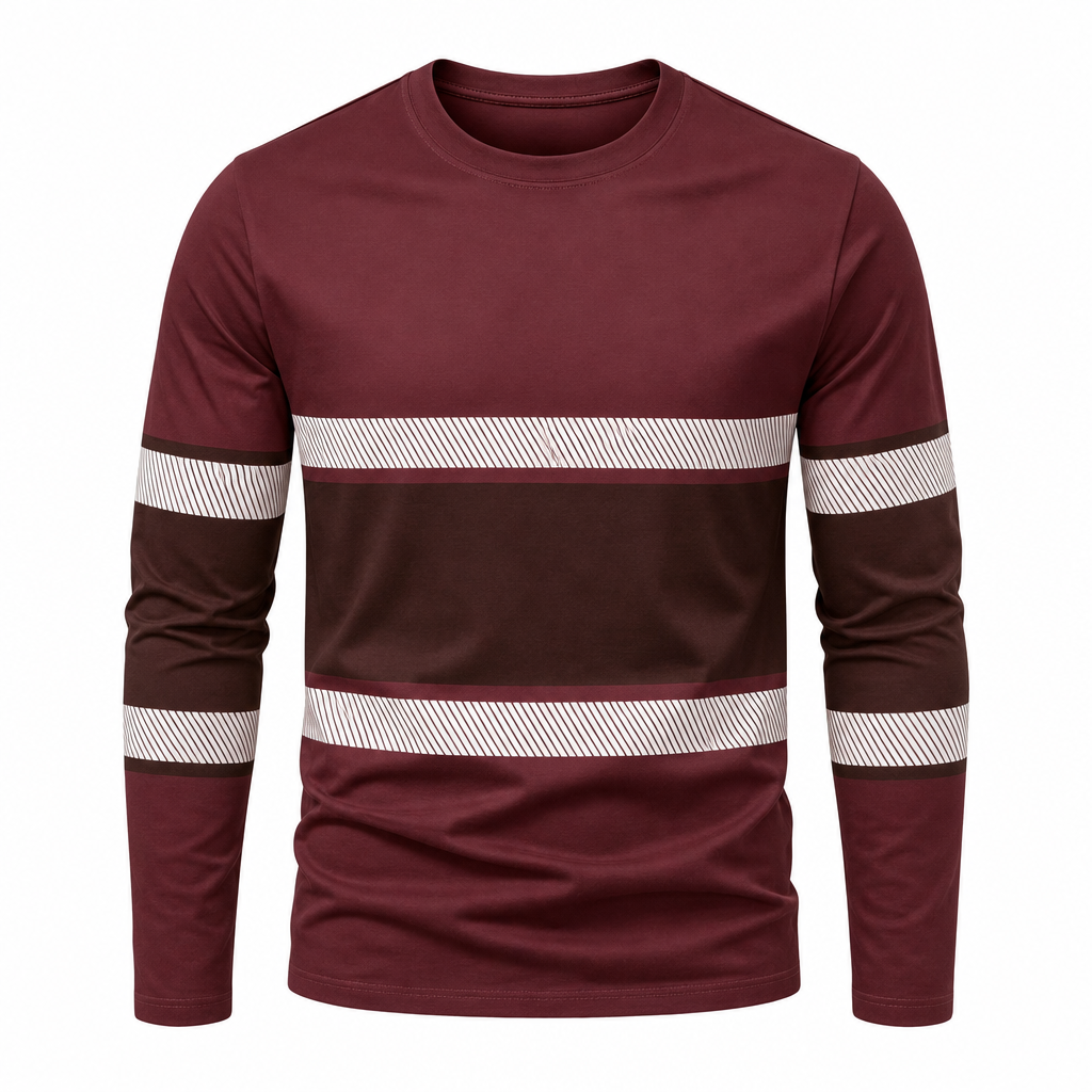 ๐ Nieuw & Trendy โ Casual heren T-shirt met lange mouwen ๐ Zachte pasvorm, veelzijdige stijl & comfortabel voor elke dag โจ