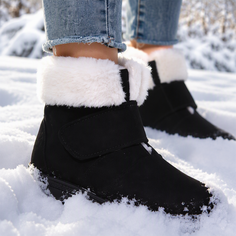 Antislip winterlaarzen voor dames, warm gevoerde snowboots