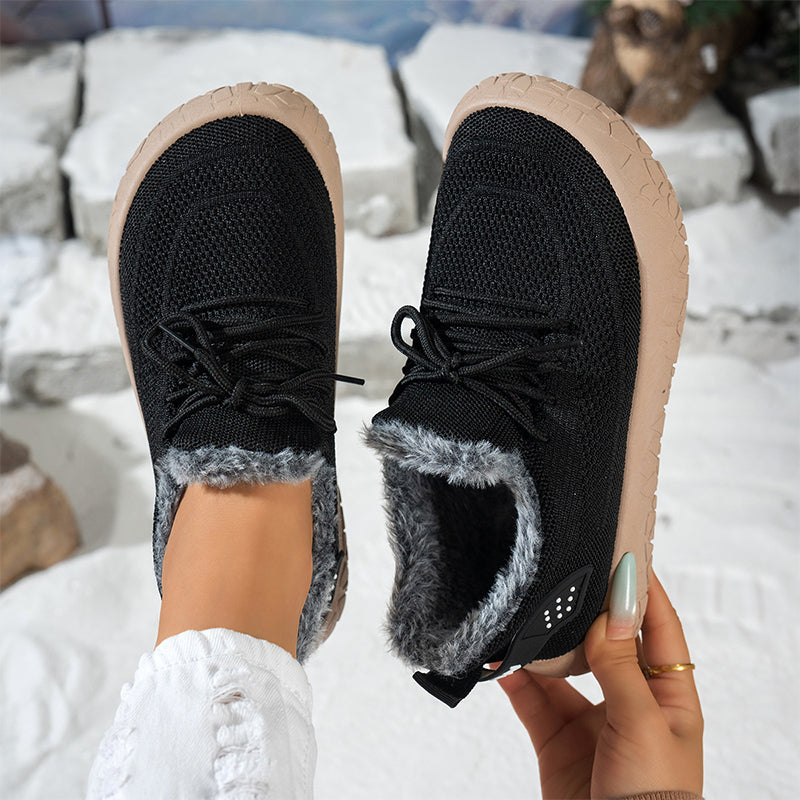 🔥 Vandaag Extra Voordelig - Casuele winterschoenen met pluche voering voor dames ✨ pluche voering warm casual model dagelijks gebruik