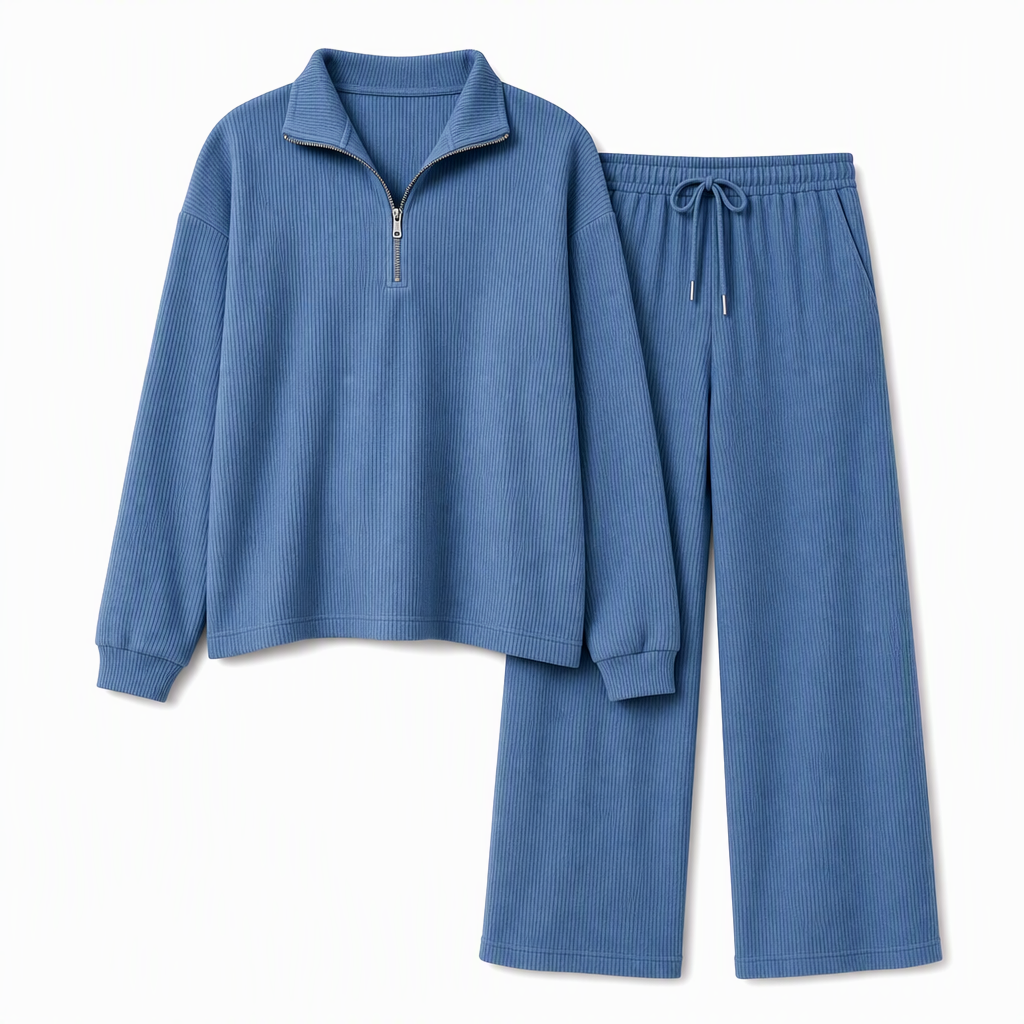 š„Gratis verzendingāļøDames Gebreide Pullover & Wijde Broek 2-Delige Set