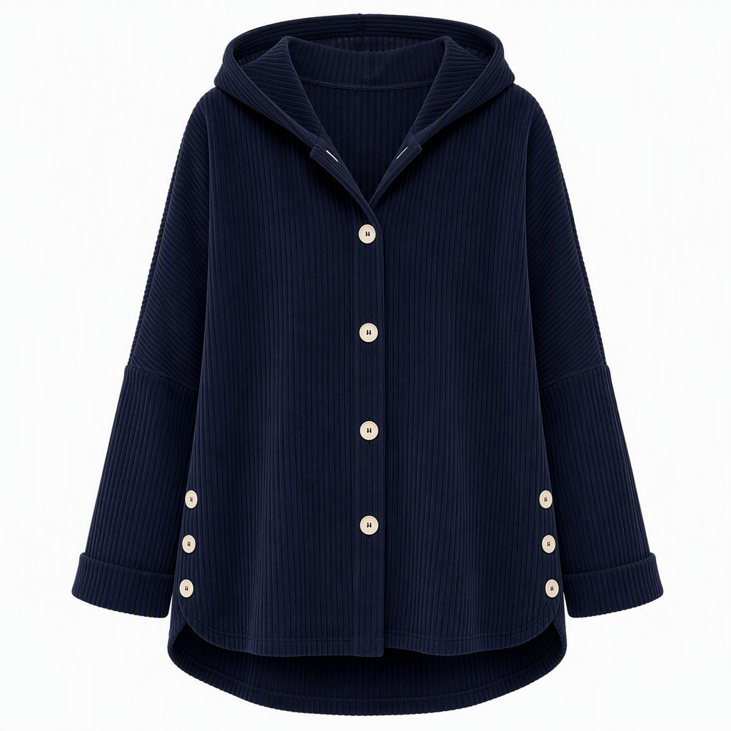 ✨ Casuele Losvallende Corduroy Jack 🧶 Damesjack met Capuchon, Comfortabel & Trendy voor Dagelijks ✨