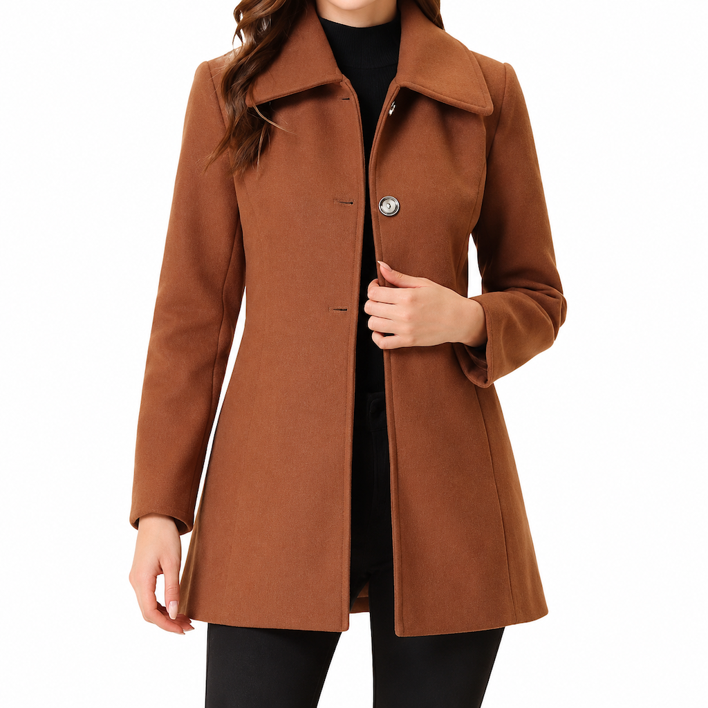 🔥Gratis verzending✈️Elegante dames mid-lengte geruite trenchcoat, veelzijdig voor herfst en winter