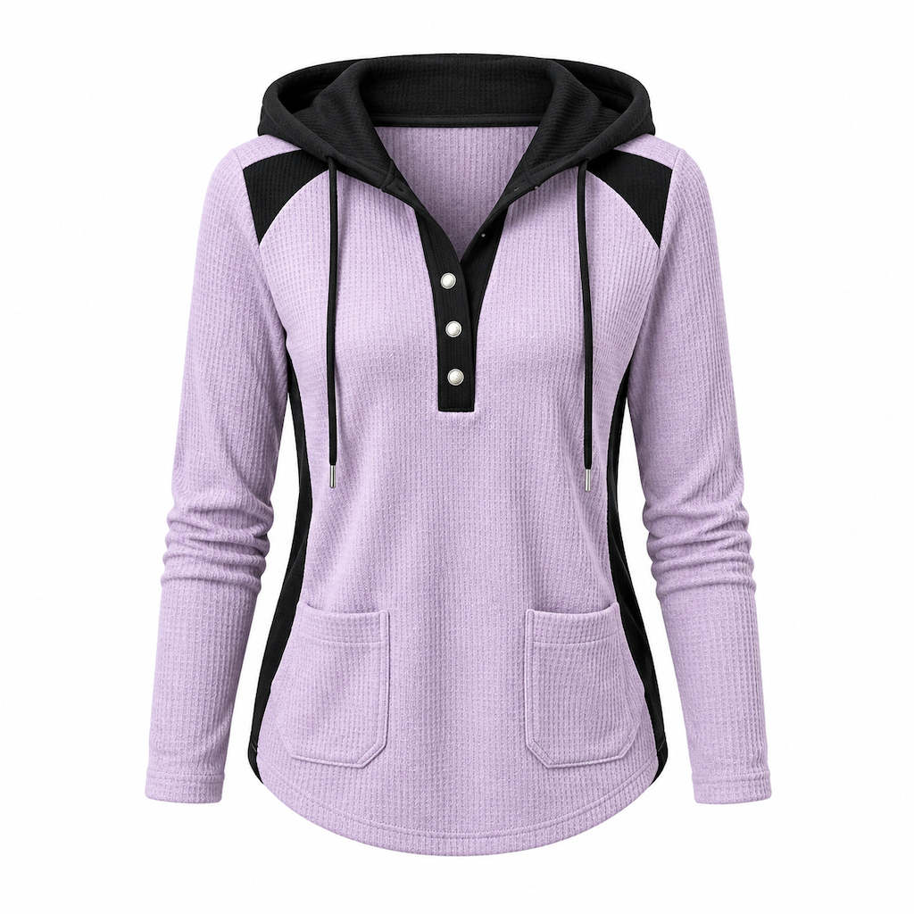 🔥Gratis verzending✈️Casual gebreid dames-sweatshirt met V-hals