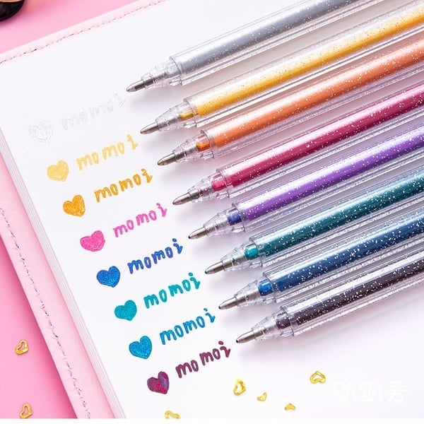 Glitter Gel Pennen Set - 12/18/24/36 Stuks | Kleurrijke Gelpennen voor Tekenen