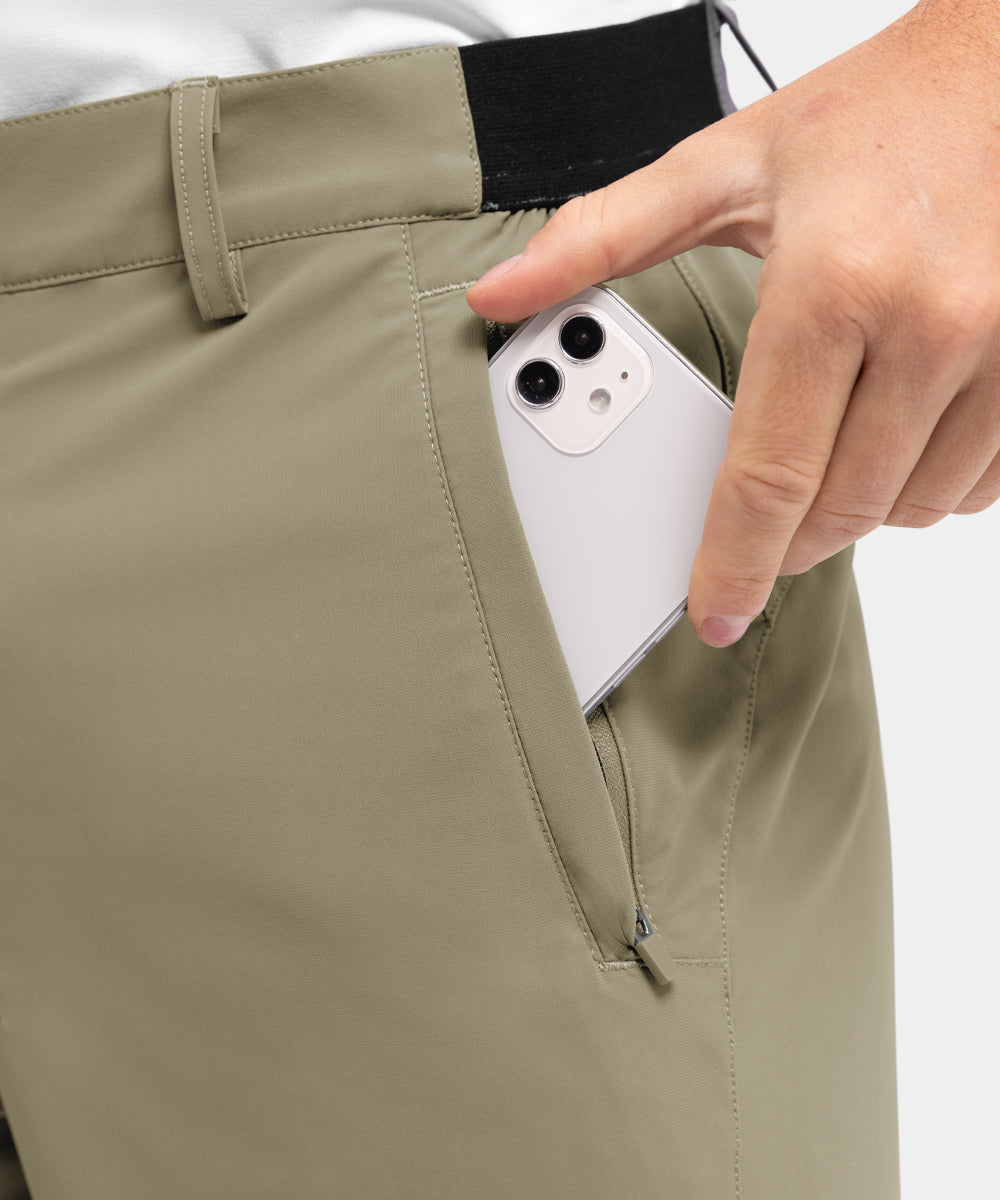 ⏳LAATSTE DAG UITVERKOOP 50% KORTING!!📢 Heren Stretch Sneldrogende Casual Werk- & Golfshorts