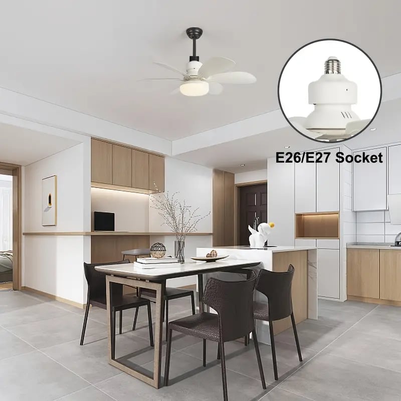 🏆LAATSTE DAG AANBIEDING 50% KORTING🔥SmartBreez™ 40W LED-plafondventilator met verlichting – 52 cm, ultrastil met afstandsbediening 🎯 | E27 + GRATIS B22-adapter 🔌 | Voor de slaapkamer 😴, keuken 👩‍🍳 en garage 🛠️