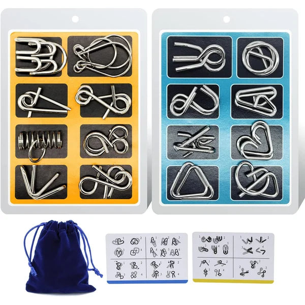 ⏳Tijdelijke Aanbieding⏰Kettingpuzzel: Ontwar de Metaal Links!⛓️