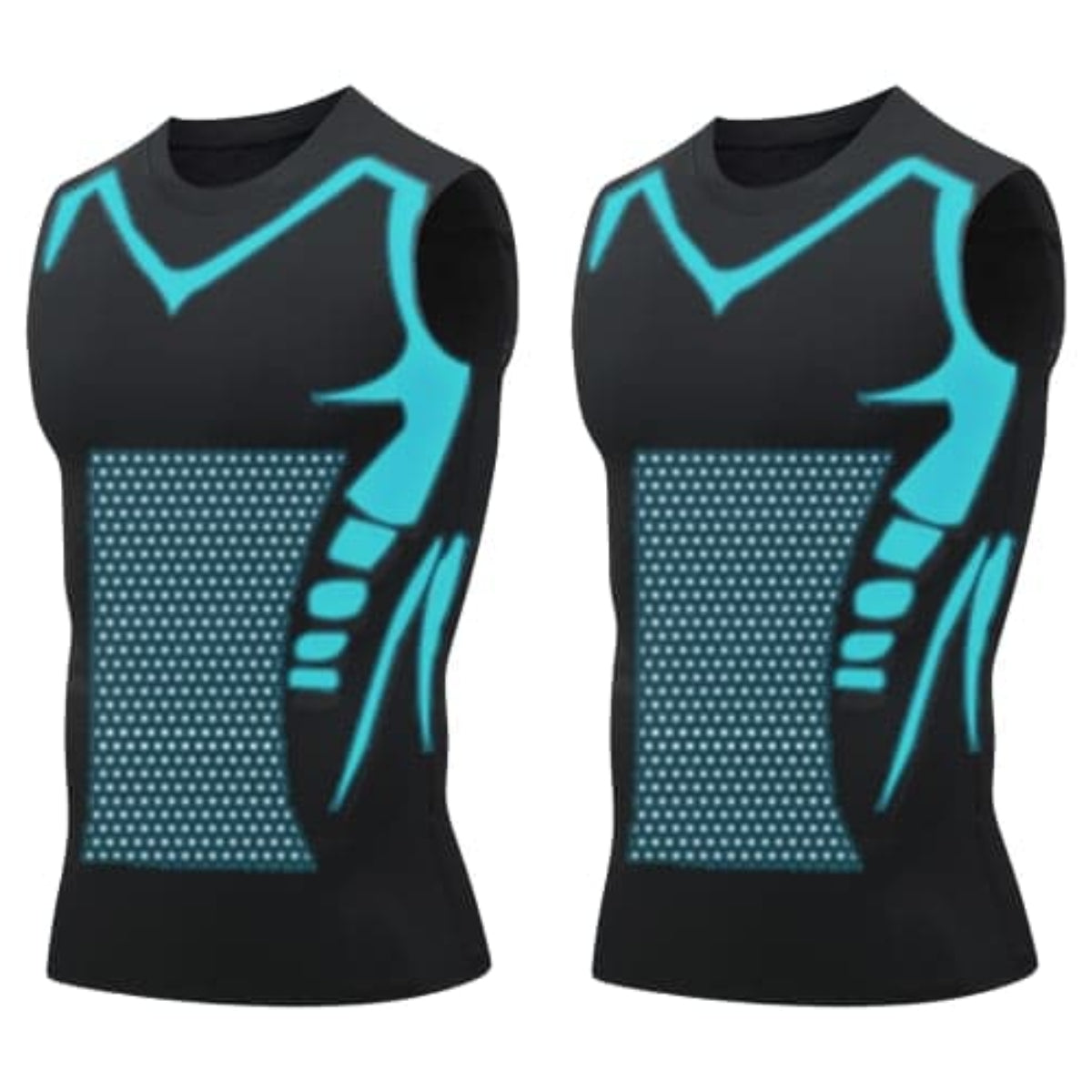 🎉 Ionische shapewear vest – Compressie en verkoeling – Body contouring en mouwloos – Onzichtbaar onder kleding 🕶️