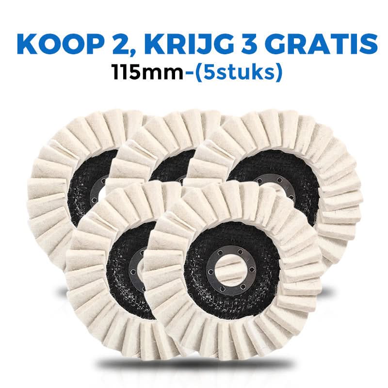 🎁Tijdelijke 50% KORTING🎁✨Vilten Polijstschijf met Klep
