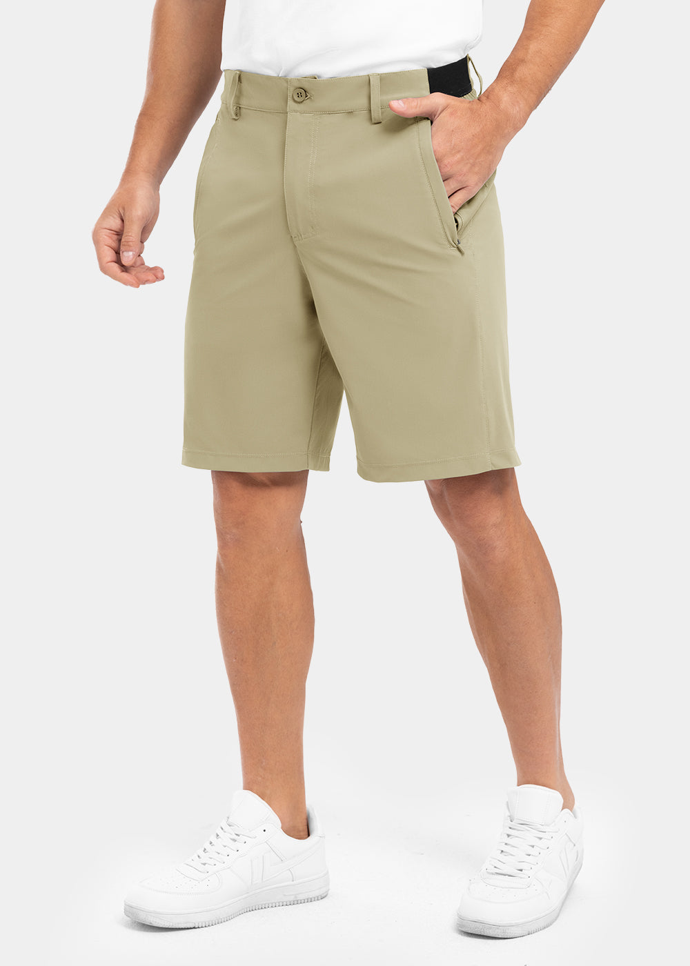 ⏳LAATSTE DAG UITVERKOOP 50% KORTING!!📢 Heren Stretch Sneldrogende Casual Werk- & Golfshorts