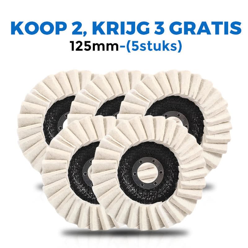 🎁Tijdelijke 50% KORTING🎁✨Vilten Polijstschijf met Klep