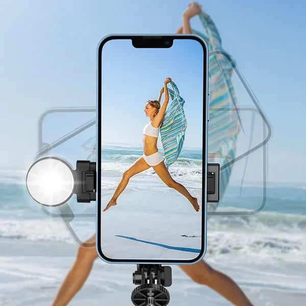 🔥Hot Sale 50% KORTING🎁Nieuwe multifunctionele verbeterde telefoon uitschuifbare selfiestick en statief