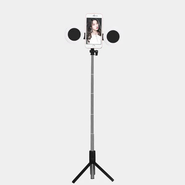 🔥Hot Sale 50% KORTING🎁Nieuwe multifunctionele verbeterde telefoon uitschuifbare selfiestick en statief