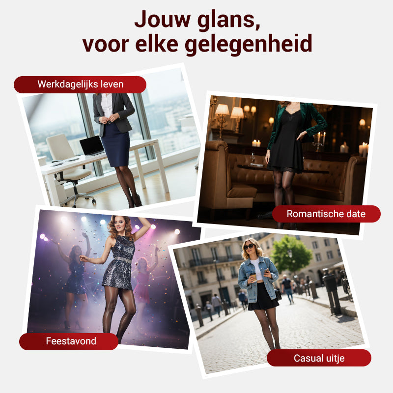 🔥 2+1 GRATIS ✨ Dames Hoge Taille Panty 👗 Ultiem Comfort, Mooie Pasvorm & Elegante Beenlook