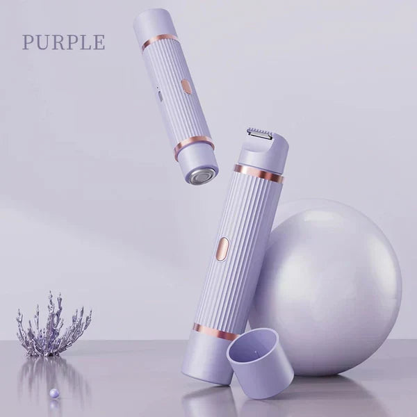 2-in-1 elektrisch draadloos scheerapparaat voor dames