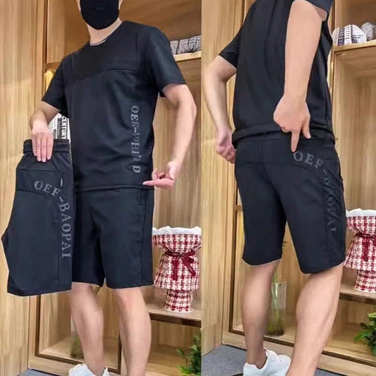 🔥Herenset met 2 korte mouwen en korte broek