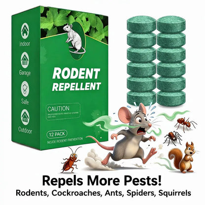 ❄️Zomerfresh 50% Korting!🛡️Plantaardige Ongedierte Afweertabletten – Gifvrij Muizen- en Insectenafweermiddel voor Binnen, Buiten, Garage & Tuin