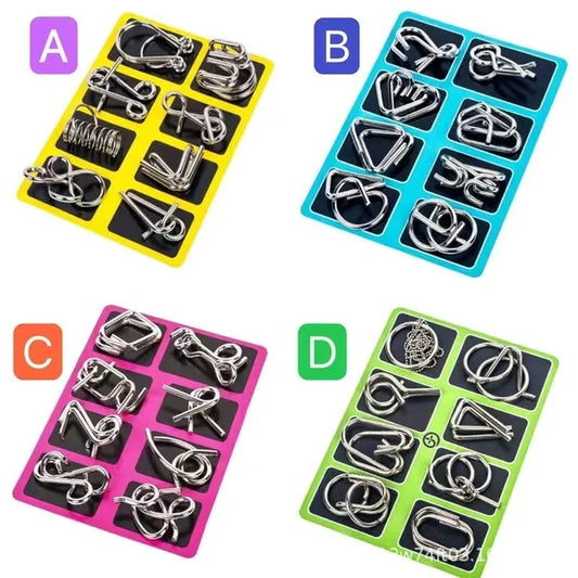 ⏳Tijdelijke Aanbieding⏰Kettingpuzzel: Ontwar de Metaal Links!⛓️
