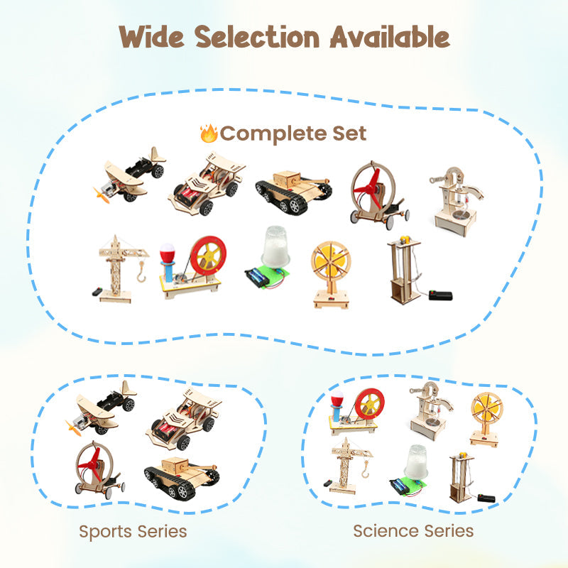 🏎️50% korting op combo✈️DIY Tech Toys - Bouwen en leren met elektronica, STEM-plezier voor kinderen 🚀📦