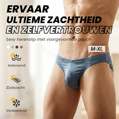 Heren slip met laag kruis en voorgevormd zakje