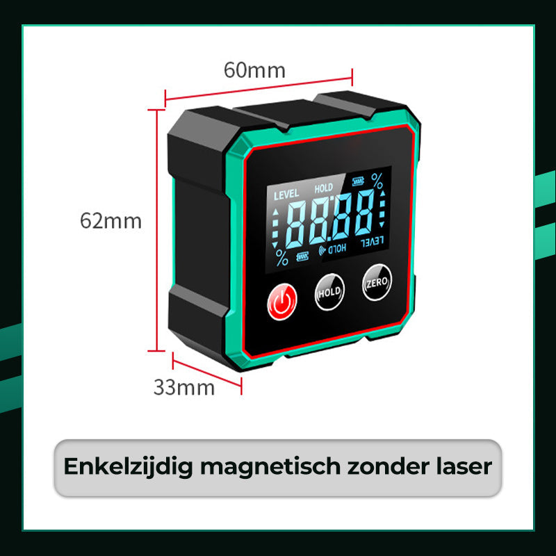 ⏳ Beperkte Tijd! Bespaar 50% – Magnetische Digitale Laser Hoekzoeker voor Snel & Exact Meten! 💥