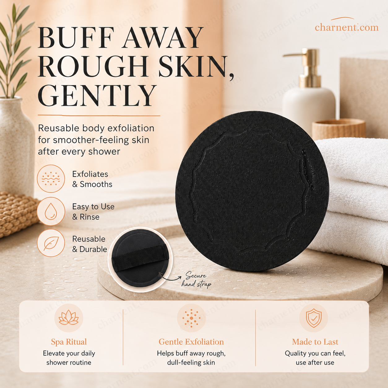 🧖‍♀️ Scrub Badhandschoenen – Zachte Exfoliatie voor een Gladde & Verzorgde Huid ✨