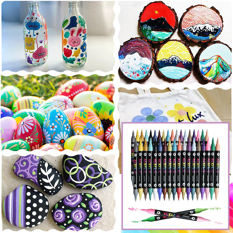 🎅Kerstuitverkoop 50% KORTING!!🎄🔥Acrylmarkeerstift met dubbele punt