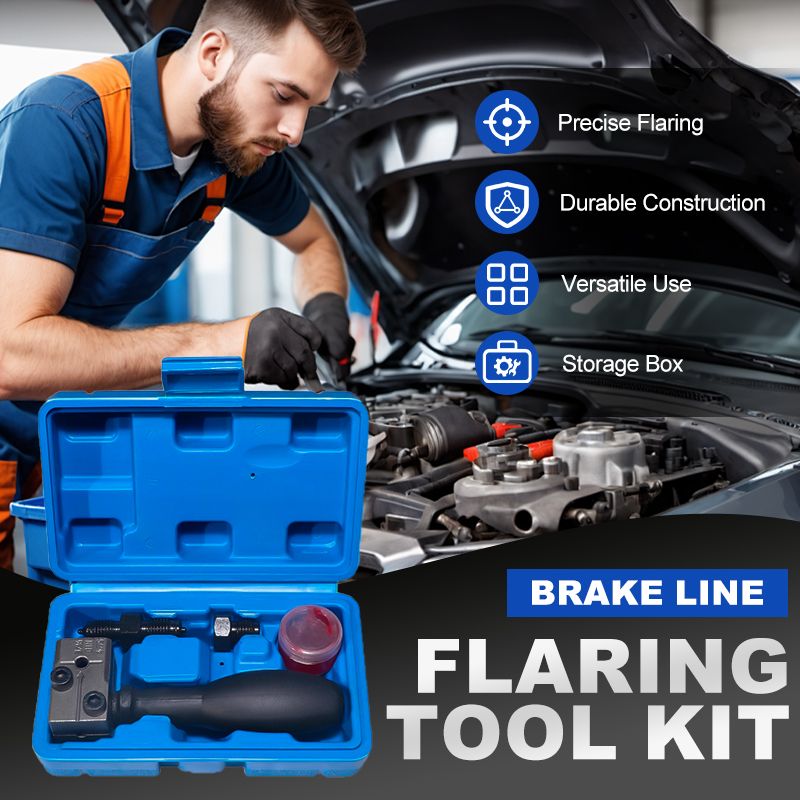 42% KORTING🔧 Universele remgereedschapset voor auto's⚙️ Precisie 4,75 mm, hoge efficiëntie, veilig en stabiel