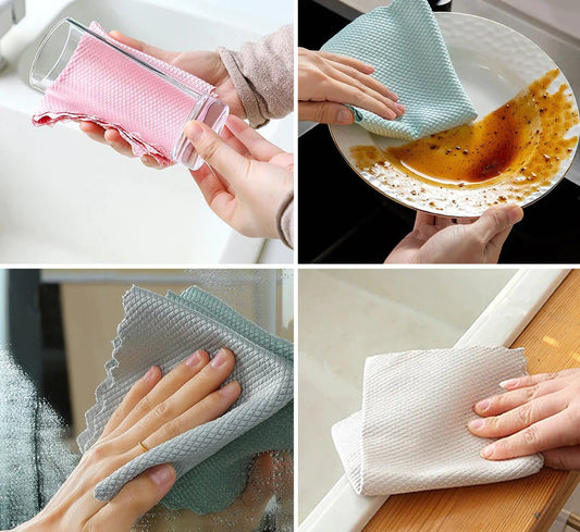 🔥Streak-Free Miracle Cleaning Cloths - gjenbrukbare