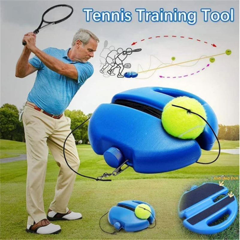 💎 Koop 2 = Krijg 1 GRATIS💎 Solo Tennis Training Board – Automatische Rebound, Draagbaar & Ideaal voor Alle Niveaus 🎾✨