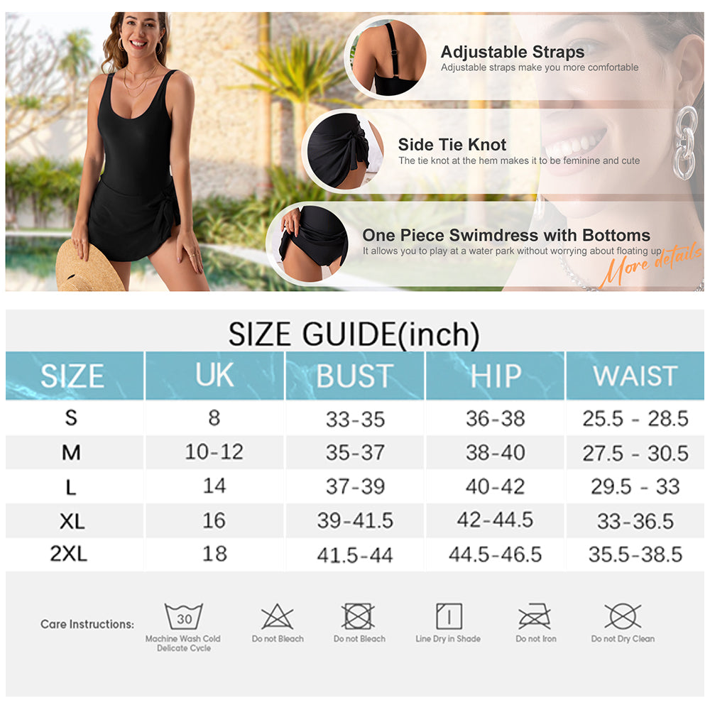 👙Laatste kans: 50% KORTING💃Eenstuks badpak voor dames met buikcontrole en knoopsluiting