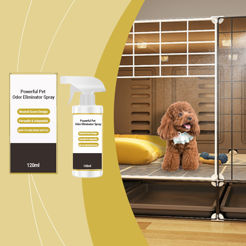 Krachtige geurverwijderaarspray voor huisdieren
