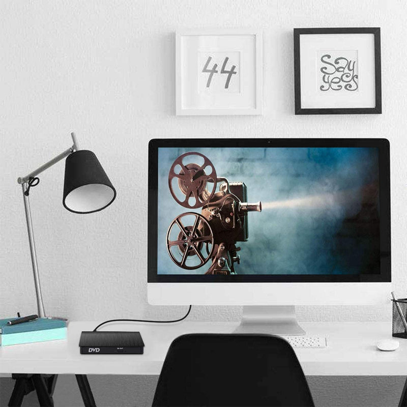 Extern CD/DVD-drive behuizing met USB 3.0 & RGB-verlichting – Multifunctioneel & Draadloos netjes! 💻✨