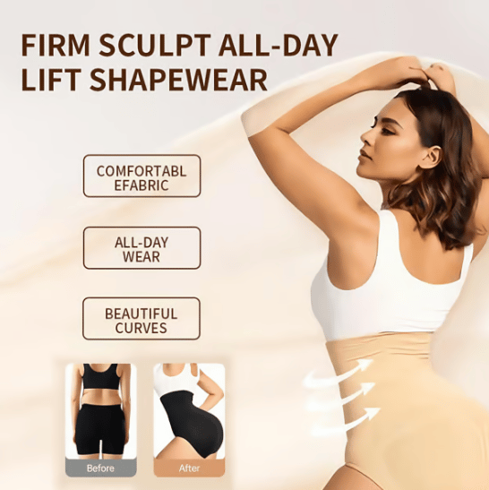 Hoge taille shapewear slip met buikcontrole